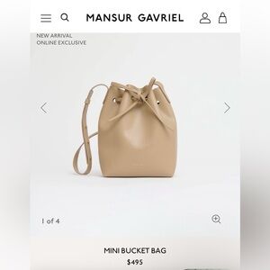 Mansur Gavriel mini bucket bag